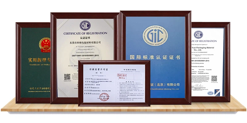 （7）Corrugated box certificate