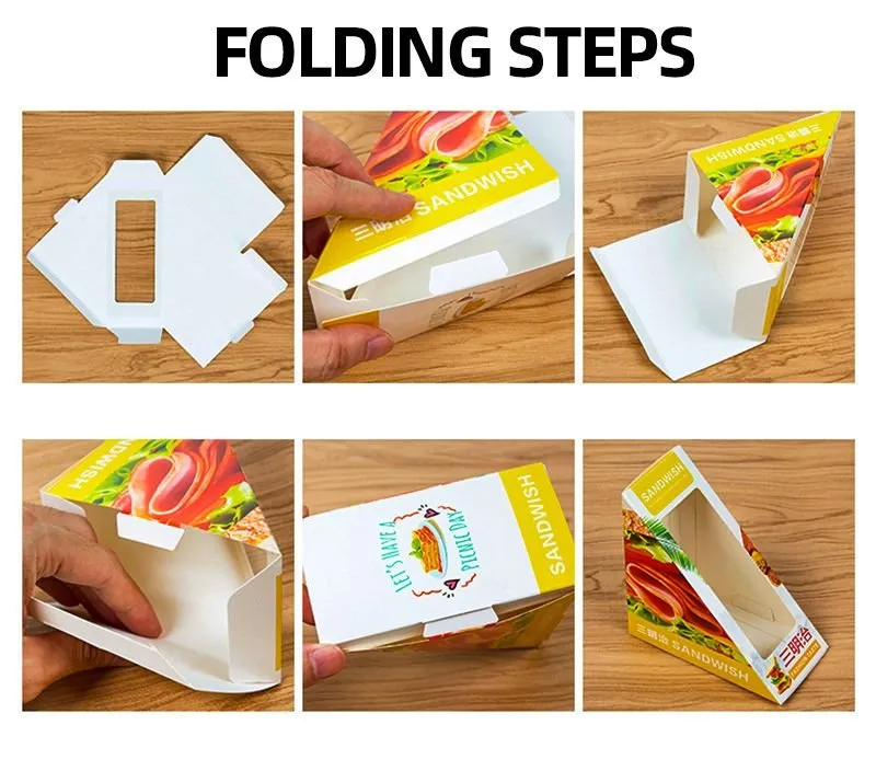 (3)Food box folding method